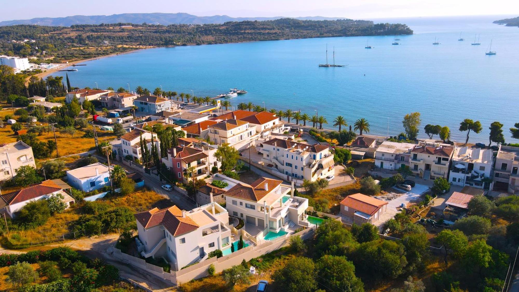 Luxury Houses With Private Pools In Porto Heli By Goutos Properties Екстериор снимка