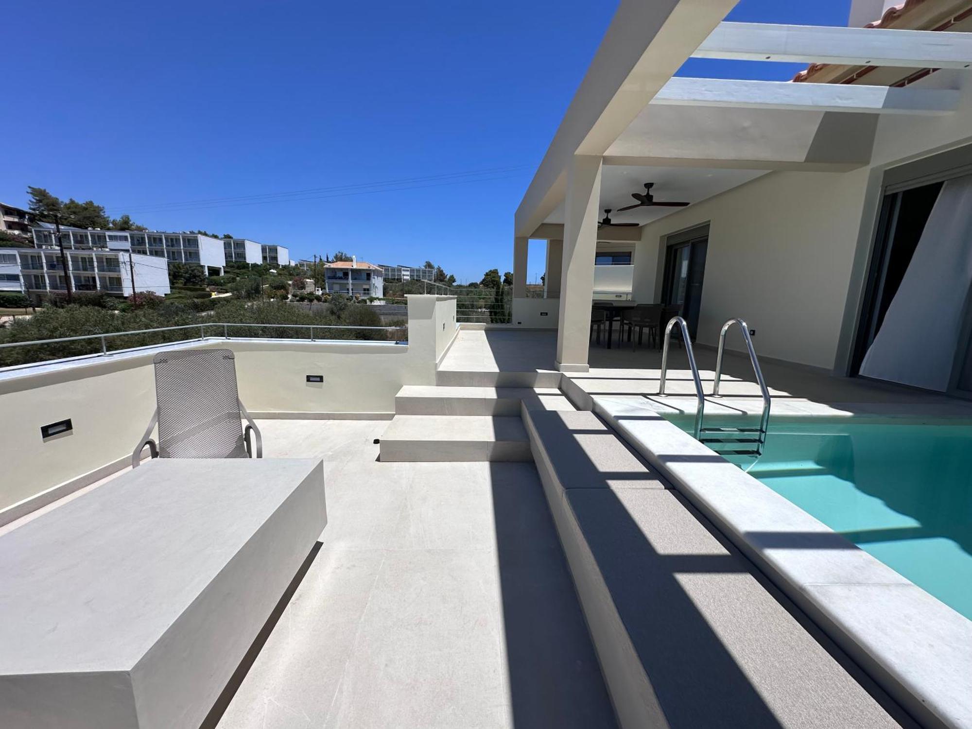 Luxury Houses With Private Pools In Porto Heli By Goutos Properties Екстериор снимка