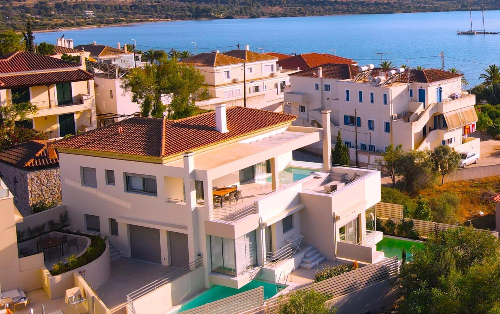 Luxury Houses With Private Pools In Porto Heli By Goutos Properties Екстериор снимка
